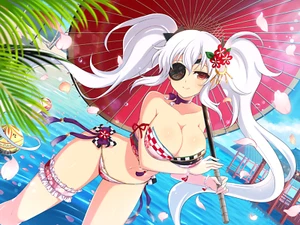 Anime senran kagura big bikini cleavage yagyuu Playmat Gaming Mat Desk - Picture 1 of 1