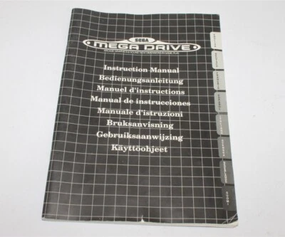 Sega Mega Drive Console Instruction Manual 1992 Printed In Malaysia 672010952 - Image 1 of 4