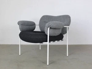 Fogia Bollo Lounge Arm Chair Black/Gray/White  (2 available)  - Picture 1 of 2