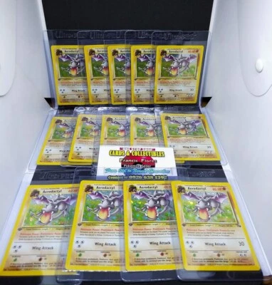 Pokemon Card - AERODACTYL - 1/62 - HOLO 1ST EDITION (FOSSIL:  PRE-RELEASE) NearM - Image 1 of 3