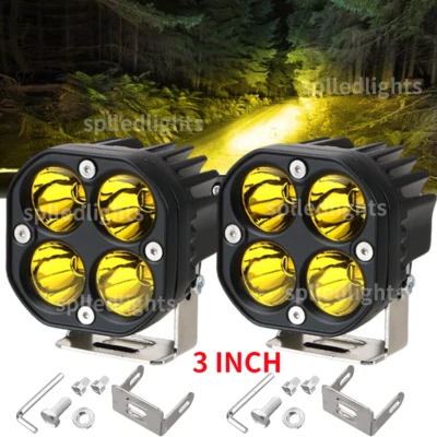 Barra de luces de trabajo de faros LED delanteros para ATV 40W para Yamaha RAPTOR 90 125 350 700 700R Foto 1 de 4