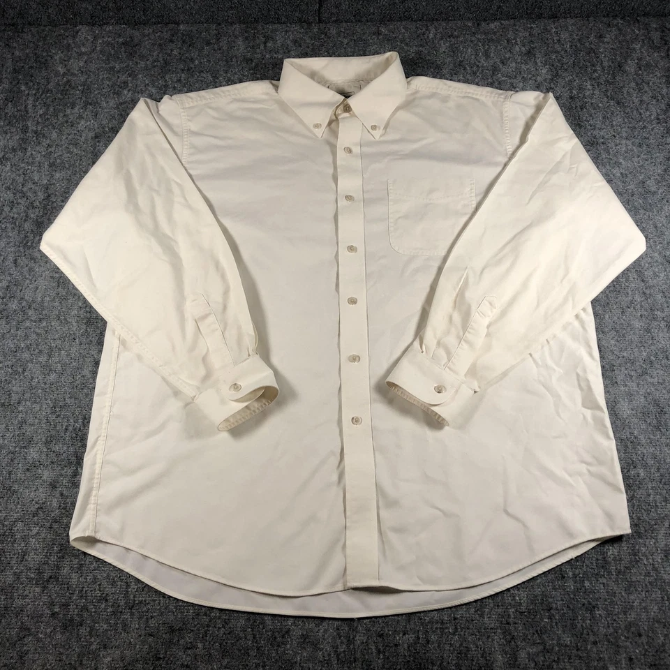 Camisa de vestir L.L.Bean para hombre XL ajuste tradicional con botones manga larga bolsillo Foto 1 de 4