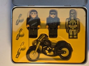 T2 Terminator Collector Tin Cube Figuren mit Bike Judgment Day - EXTREM SELTEN - Bild 1 von 3