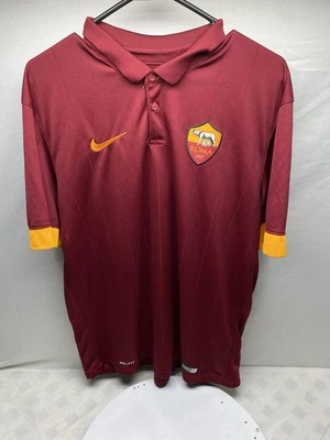 AS Roma 2014/15 Home Football Shirt Jersey Francesco Totti Nike Dri-fit Adult XL - Image 1 of 4