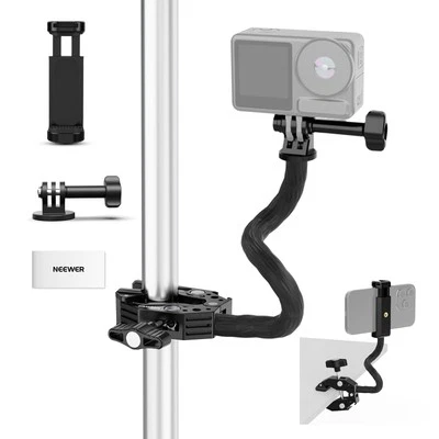 Neewer Action Camera Mount Kit, Super Clamp & Phone Holder, for GoPro/DJI