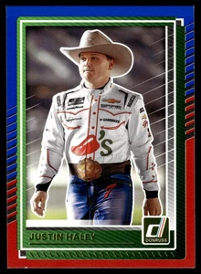 2025 Donruss Racing Red and Blue #86 Justin Haley - Bild 1 von 2