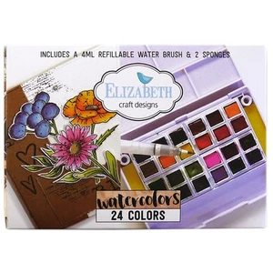 Elizabeth Craft Watercolor Pan Set-24/Pkg WC01 - Picture 1 of 6