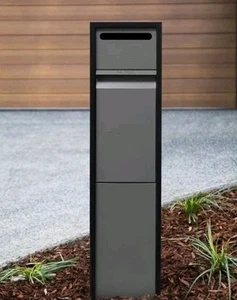 Northcote Pottery Ascot Parcel LetterboxLetter Contemporary Pillar Parcel box - Picture 1 of 4