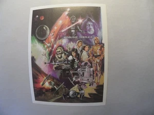 Lote de 1 hoja de recuerdo de la República Togolaise 1997 tema Star Wars - Imagen 1 de 4