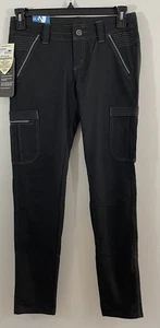 NEW Kuhl Pants Krush Cargo Womens sz 4 Performance Stretch Hiking black Pockets - Picture 1 of 17