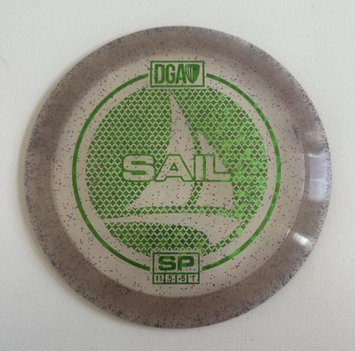 DGA Sail Distance Driver 178g SP 罕见透明粉红色闪光绿色邮票 11/5/-5/1 — 第 1/3 张图片