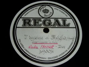 OPERA 78 rpm RECORD Sample Spain Regal CHARLES HACKETT  - Picture 1 of 1