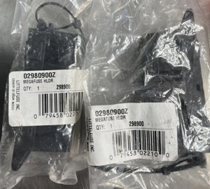 2 Stück) LITTELFUSE 02980900Z MEGAFUSE Sicherungshalter / Sicherungsblock NEU - Bild 1 von 3