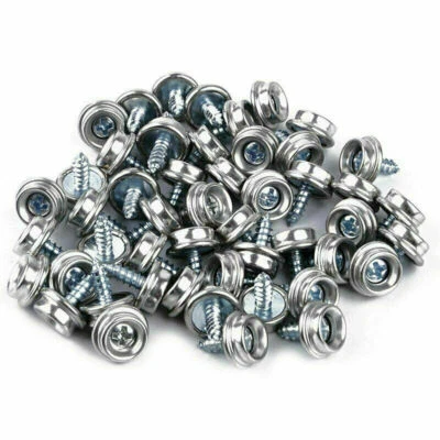 78X Snap Fastener Stainless Steel Boat Canvas Screw Press Stud Cover Button Kit - Image 1 of 4