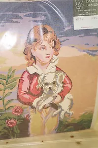 Diseño Danés" 9727-2 Crewel 12" x 16" - Kit de puntada artesanal de aguja - Imagen 1 de 4