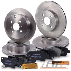 BREMSSCHEIBEN + BREMSBELÄGE BREMSKLÖTZE VORNE + HINTEN FÜR TOYOTA YARIS P1 99-05 - Bild 1 von 12