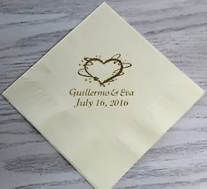 250 personalized cocktail napkin graduation wedding baby shower birthday party - Picture 1 of 9
