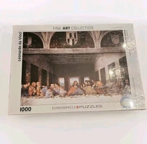 Das letzte Abendmahl von DaVinci Eurographics 1000-teiliges Puzzle 19,75 Zoll x 26 5/8 Zoll - Bild 1 von 11