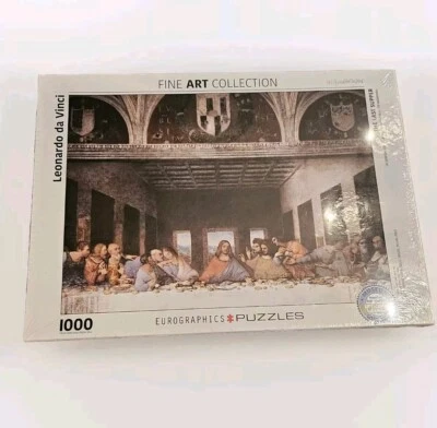 The Last Supper by DaVinci Eurographics 1000 Piece Jigsaw Puzzle 19.75"x26 5/8" - Image 1 of 4