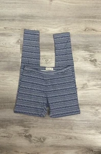 Dombi Girl Blue & White Print Leggings Girl's Size 11/12 - Picture 1 of 10