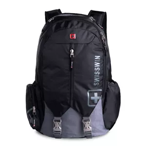 Swiss Waterproof 16'' Laptop Backpack School Backpack Travel Shoulder Bag SW9176 - Picture 1 of 12