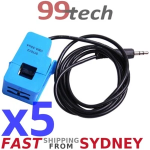 5x SCT-013-000 Non-Invasive AC Current Sensor Clamp YHDQ 100A=50mA, From SYDNEY - Picture 1 of 3