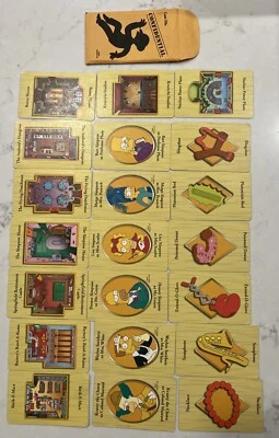 The Simpsons Clue Game Cards & Case File Replacement Pieces 2nd Edition 2002 - Image 1 of 4