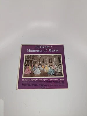 50 Great Moments In Music LP Vinyl Record  Album No 1  33 RPM Opera Symphony - Image 1 of 4