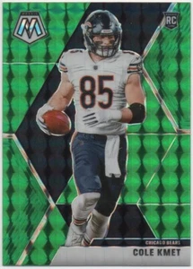 Cole Kmet 2020 Panini Mosaic Football Green Mosaic RC #218 Bears - Bild 1 von 2