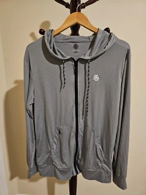 Rip Curl Men's Grey Wetsuit Icon Pullover Hoodie UPS50+ /Size M  - Image 1 of 4