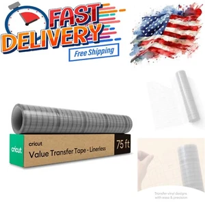 Affordable 12in x 75ft Vinyl Transfer Tape Roll - Maximize Your Crafting Value - Picture 1 of 9