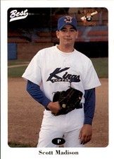 1996 Butte Copper Kings Best #21 Scott Madison Latham New York Rutgers Card