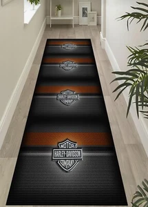 Läufer, Harley Runner, langer Teppich, Einstiegsdecke, Antirutsch Läufer, Flurläufer - Bild 1 von 13