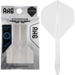 Condor Axe Standard Shape Clear Dart Flights Schäfte 3 Längen - Bild 1 von 1