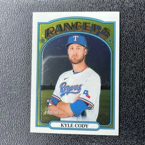 2021 Topps Heritage High Number #612 Kyle Cody Chrome Parallel #d/999 - Picture 1 of 2