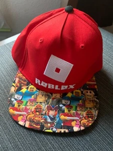 New Roblox Youth Snapback Cap Hat Red H57 - Picture 1 of 4