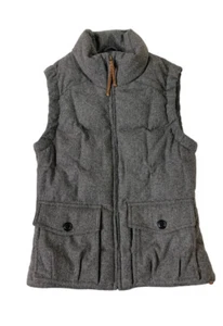 Vintage XS Eddie Bauer Goose Down Puffer Vest Gorpcore RARE Yukon Gray EB550 - Picture 1 of 8