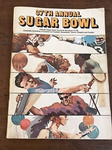  37th Annual Sugar Bowl Tennessee vs Air Force 1971 Souvenir Brochure Program