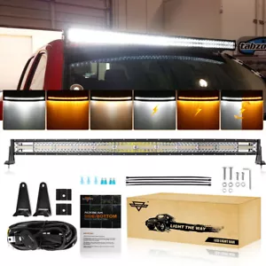 Auxbeam Roof 42" Curved LED Light Bar 6 Modes Flash For Toyota Tacoma 4Runner - Bild 1 von 12