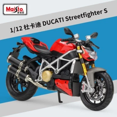 Maisto 1:12 Ducati Streetfighter S Motorcycle Bike Model Boy Toy Gift New in Box - Image 1 of 4