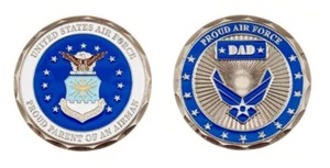 USAF Proud Dad Coin - Picture 1 of 1