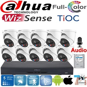 FOTOCAMERA DAHUA TIOC 5 MP SISTEMA CCTV 4K CVI DVR AUDIO COLORVU DH-HAC-HDW1509H-A-PV - Foto 1 di 15