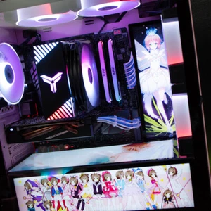 Anime Light Board For PC Power Cover DIY Computer Case Decoration Custom Made - Photo 1/16