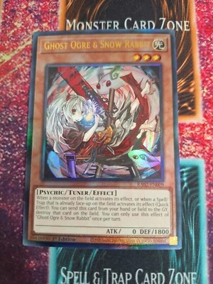 Yu-Gi-Oh! Ghost Ogre & Snow Ogre RA02-EN009 Ultimate Rare 1st Edition Near Mint - Image 1 of 4