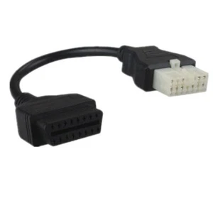 1pcs For Mitsubishi 12pin OBD1 OBD2 Connector Diagnostic Cable - Picture 1 of 3