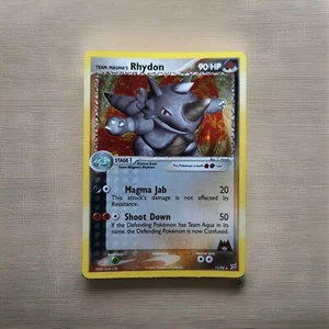 Team Magma's RHYDON 11/95 ENG - Carta Pokémon Rare HOLO! 🌋✨ - Foto 1 di 5