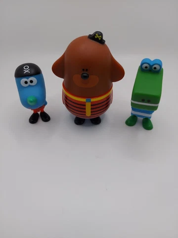 Hey Duggee Jazwares Lot Of 3 Toys / Figures Duggee Tag & Happy Cover