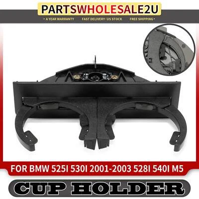Rear Cup Holder for BMW 525i 530i 2001-2003 528i 1997-2000 540i E39 M5 2000-2003 - Image 1 of 4