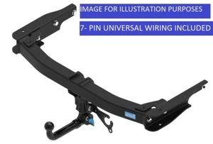Towtrust Vertikal Det Anhängerkupplung + 7P Uni Kabel für Mercedes Benz GLE W166 15-19 - Bild 1 von 8