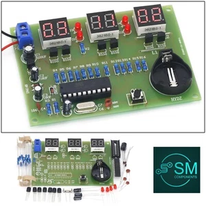 DIY Kit Electronic Digital Clock AT89C2051 Tube LED Display Beginners Training - Picture 1 of 10
